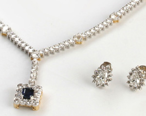 Bespoke diamond necklace